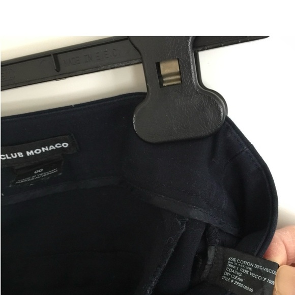 Club Monaco Navy Blue Emily Pants - Picture 4 of 7